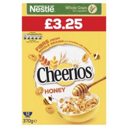 Picture of Nestle Cheerios Honey Cereal 370g PM£3.25 x6